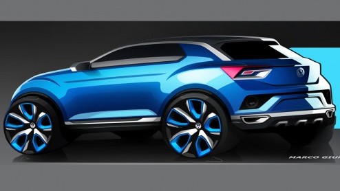 Volkswagen is voornemens zijn SUV-gamma flink uit te breiden. In Genve toont de fabrikant deze T-Roc Concept, een driedeurs crossover tussen de Taigun en Tiguan.