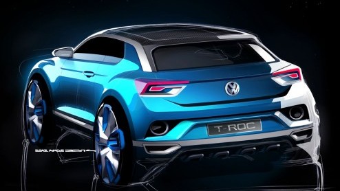 Volkswagen is voornemens zijn SUV-gamma flink uit te breiden. In Genve toont de fabrikant deze T-Roc Concept, een driedeurs crossover tussen de Taigun en Tiguan.