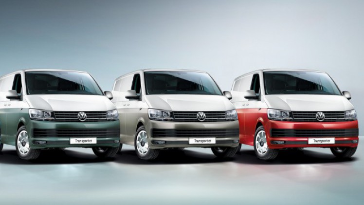 Volkswagen levert nieuwe Transporter nu ook in two-tone lak, gebaseerd op de Generation SIX.