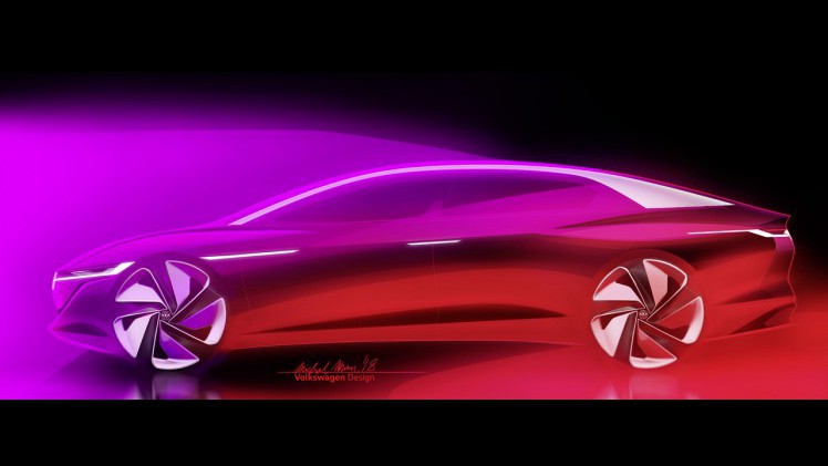 Vollkswagen laat in Genve de vierde ID concept zien van een volledig autonome, elektrisch limousine.