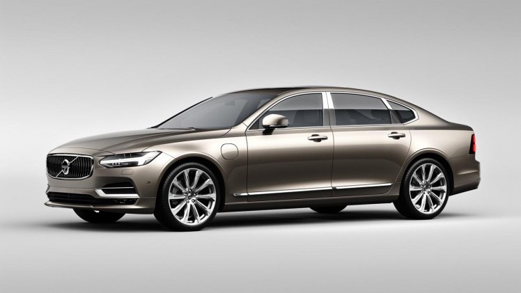 Volvo geeft een prijs aan de lange S90L Excellence.