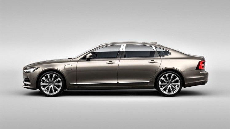 Volvo geeft een prijs aan de lange S90L Excellence.