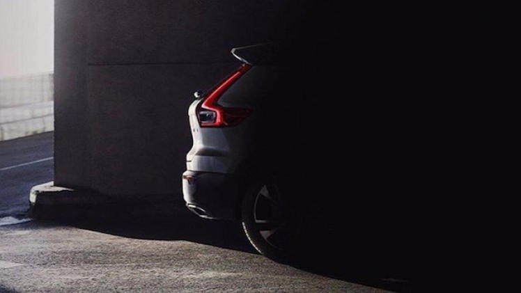 Er is een foto uitgelekt van de achterkant van de Volvo XC40.