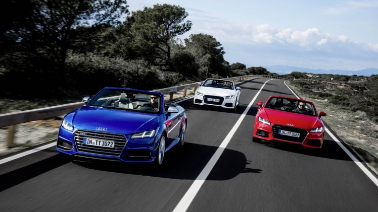Audi TT Roadster krijgt later in 2015 het sportieve topmodel TTS Roadster met 310 pk sterke 2.0 TFSI.