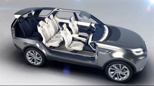 Nieuwe Land Rover Discovery Vision Concept is voorbode nieuwe Discovery, maar vertegenwoordigt ook een nieuwe familie met kleinere Discovery-modellen.