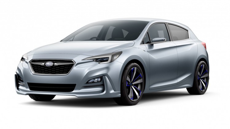 Met de Subaru Impreza 5-door Concept kijkt Subaru uit naar de nieuwe generatie Impreza, uiteraard voorzien van vierwielaandrijving.