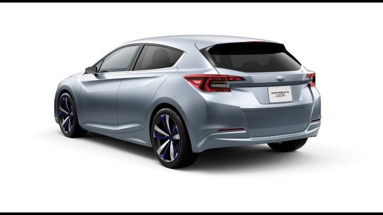 Met de Subaru Impreza 5-door Concept kijkt Subaru uit naar de nieuwe generatie Impreza, uiteraard voorzien van vierwielaandrijving.