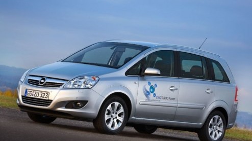 Na een kennismaking met de Opel Zafira 1.6 CNG werd duidelijk dat deze eigenlijk wat pit te kort komt. Opel kondigde dit jaar al versterking aan, en die lijkt nu dichtbij te komen; een 1.6 Turbo met 1