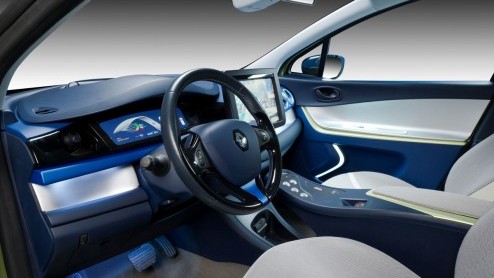 Renault presenteert een prototype op basis van de Zoe. De elektrische Next Two heeft geavanceerde technieken aan boord die de auto onder bepaalde omstandigheden autonoom kan laten rijden en parkeren.
