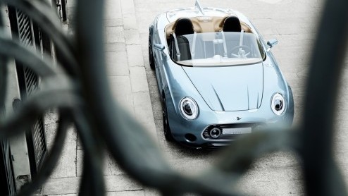 Mini Superleggera Vision gepresenteerd als klassieke roadster op Villa d'Este.