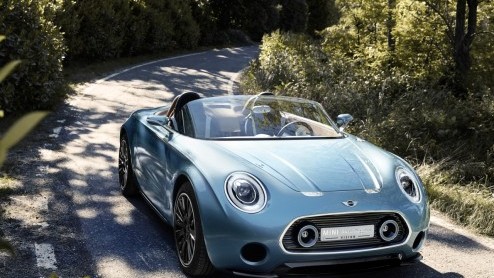 Mini Superleggera Vision gepresenteerd als klassieke roadster op Villa d'Este.