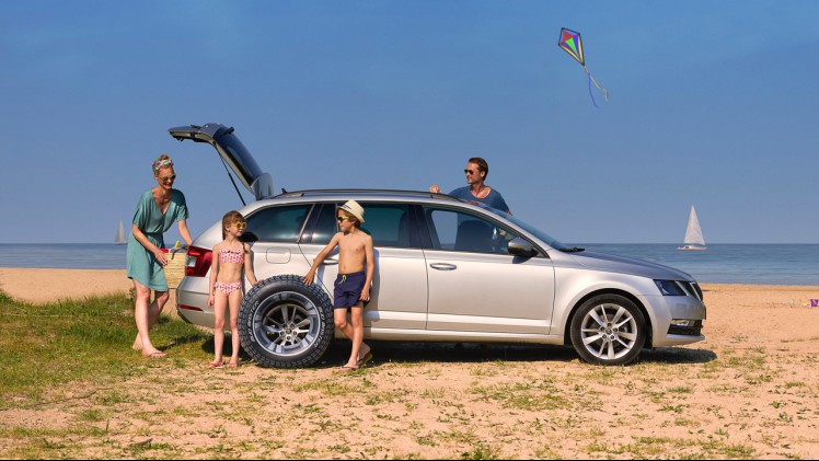 De Skoda-dealers bieden weer de vakantiecheck aan.
