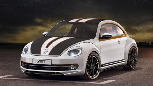 De nieuwe Volkswagen Beetle staat nog niet bij de dealer of huistuner Abt Sportsline heeft er al een te grazen genomen. Traditiegetrouw is er niet alleen chiptuning voorhanden maar zijn ook bumpers, v