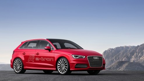Audi A3 Sportback e-tron in 2014 op de markt