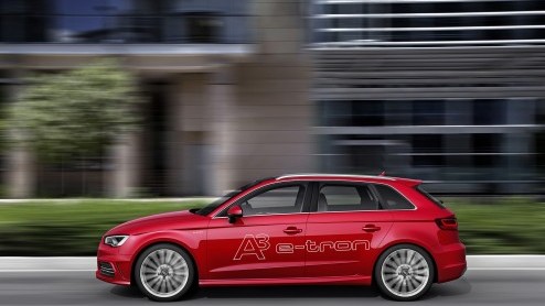 Audi A3 Sportback e-tron in 2014 op de markt