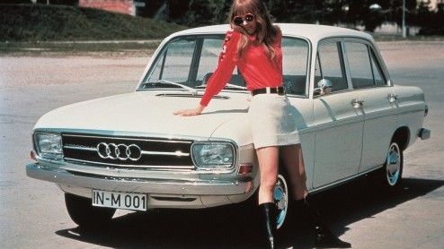 Eerste Audi Tradition in Nederland op 15 juni bij Pon's Automobielhandel in Leusden.