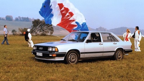 Eerste Audi Tradition in Nederland op 15 juni bij Pon's Automobielhandel in Leusden.
