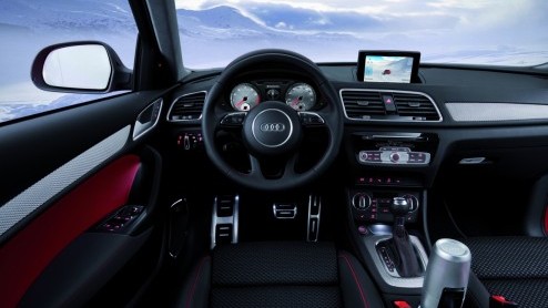 Audi presenteert tijdens de Auto Show in Detroit een extra krachtige en winterse uitvoering van de Audi Q3 met de naam Vail. De speciale versie is voor deze gelegenheid uitgerust met een 314 pk sterke
