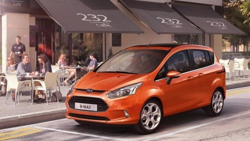 Zo gaat-ie worden, de Ford B-MAX. Het merk heeft de eerste foto van het productiemodel vrijgegeven zoals deze wordt gepresenteerd op de Autosalon van Genve.