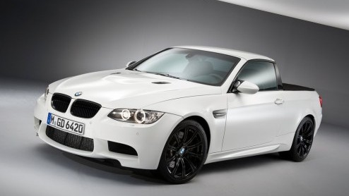 Goed, omdat het 1 april is: BMW presenteert de M3 Pickup. Het studiemodel werd eerder al in het wild betrapt maar is nu door het merk zelf uit de doeken gegaan.