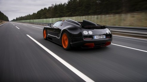 Bugatti Veyron Grand Sport VItesse kan eigenlijk 409 km/u rijden, een record!