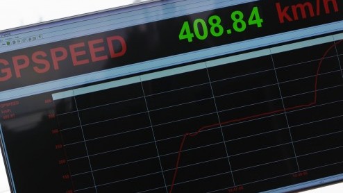 Bugatti Veyron Grand Sport VItesse kan eigenlijk 409 km/u rijden, een record!