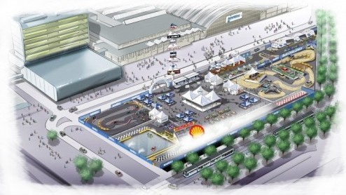 Shell opent de AutoRAI 2011 op spectaculaire wijze. Stuntman Steve Truglia staat te trappelen van ongeduld om de Nederlandse autobeurs vanaf 12 april op zijn kop te zetten. Een uitdaging die toch wel 
