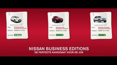 Business Editions Nissan Juke Micra Qashqai