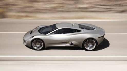Kennen we 'm nog, die spectaculaire Jaguar C-X75? De Britten hebben zo juist bekend gemaakt deze sensatie op wielen in beperkte productie te nemen. Geweldig!