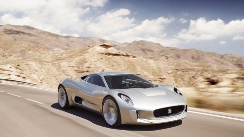 Kennen we 'm nog, die spectaculaire Jaguar C-X75? De Britten hebben zo juist bekend gemaakt deze sensatie op wielen in beperkte productie te nemen. Geweldig!