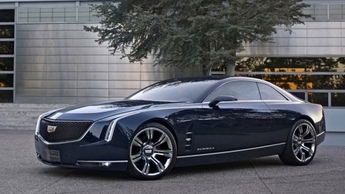 Cadillac heeft op Pebble Beach deze Elmiraj Concept uit de doeken gedaan, een kolossale coup met passende aandrijving.