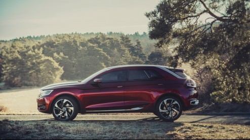 Citroen presenteert DS Wild Rubis Concept in Shanghai.