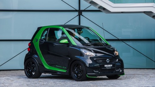 Blokje om met de smart fortwo BRABUS electric drive. Meer vermogen, potige looks en stiekem nog comfortabel ook!