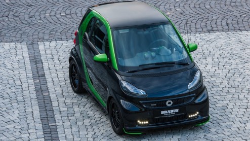 Blokje om met de smart fortwo BRABUS electric drive. Meer vermogen, potige looks en stiekem nog comfortabel ook!