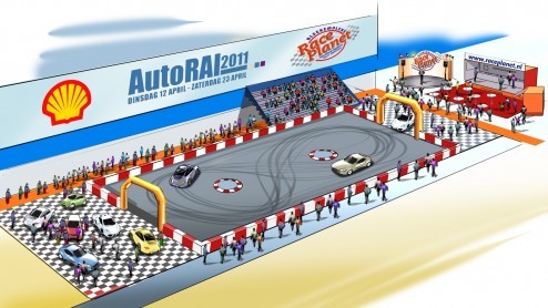 Shell opent de AutoRAI 2011 op spectaculaire wijze. Stuntman Steve Truglia staat te trappelen van ongeduld om de Nederlandse autobeurs vanaf 12 april op zijn kop te zetten. Een uitdaging die toch wel 