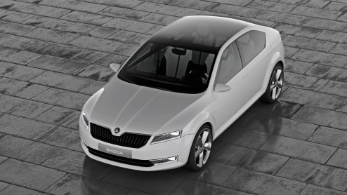 Skoda heeft ons verrast. Aan de vooravond van de Autosalon van Genve presenteert het merk een nieuwe concept. Het is een designstudie VisionD die richting geeft aan de visuele strategie van toekomsti