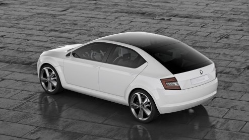 Skoda heeft ons verrast. Aan de vooravond van de Autosalon van Genve presenteert het merk een nieuwe concept. Het is een designstudie VisionD die richting geeft aan de visuele strategie van toekomsti