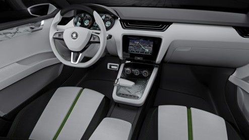 Skoda heeft ons verrast. Aan de vooravond van de Autosalon van Genve presenteert het merk een nieuwe concept. Het is een designstudie VisionD die richting geeft aan de visuele strategie van toekomsti