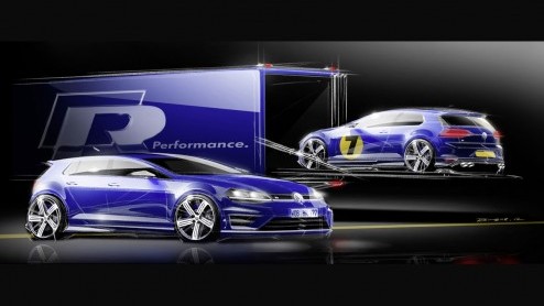 De nieuwe Volkswagen Golf R is een feit. Met een vermogen van 300 pk is het de krachtigste in serie geproduceerde Golf ooit. Vanaf eind september worden de orderboeken geopend.