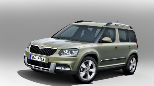 Skoda heeft inmiddels zon beetje het complete gamma in het nieuw gestoken. Ook de Yeti ontkomt niet aan een opfrisbeurt. Op de IAA in Frankfurt wordt de vernieuwde Yeti onthuld.