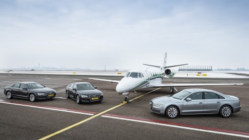Schiphol VIP centre kiest voor Audi A8 Hybrid