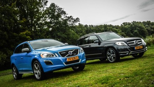 Voor Mercedes-Benz is de Volvo XC60 de grootste concurrent van de GLK-Klasse, die onlangs fijntjes is bijgepunt. Hoewel ze in design volledig hun eigen weg bewandelen, zijn beiden zeer comfortgericht.