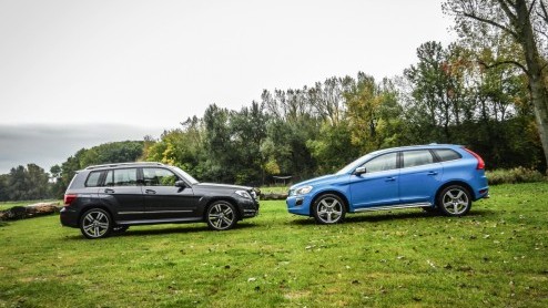 Voor Mercedes-Benz is de Volvo XC60 de grootste concurrent van de GLK-Klasse, die onlangs fijntjes is bijgepunt. Hoewel ze in design volledig hun eigen weg bewandelen, zijn beiden zeer comfortgericht.