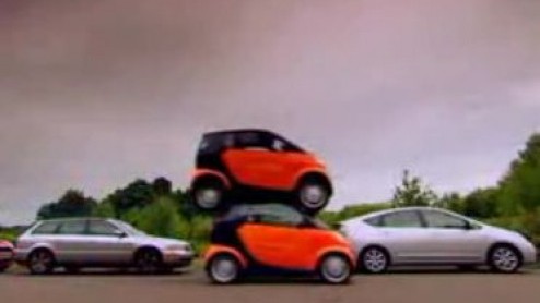 De mannen van 5th Gear hebben onlangs een opzienbarend experiment uitgevoerd. Ze vergeleken het eerste model smart fortwo met een Mitsubishi i, een zeer compacte vierzits stadsauto. Voor de eerlijkhei