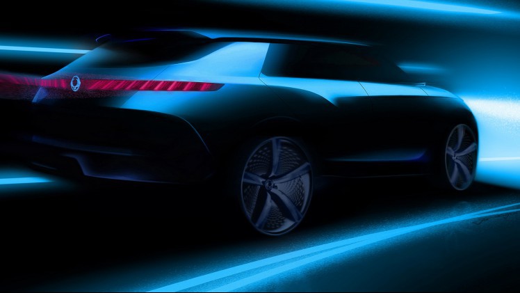 SsangYong komt naar Geneve met de e-SIV concept, een volledig elektrisch aangedreven SUV.