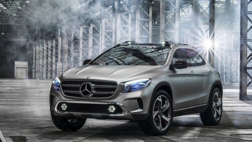 De compacte SUV van Mercedes-Benz komt er aan en heet GLA. Een voorproefje staat in Shanghai.
