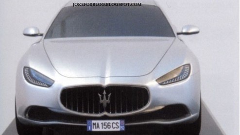 Maserati onthult vermoedelijk op de Shanghai Auto Show de nieuwe Ghibli, het kleine broertje van de Quattroporte.