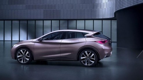 Infiniti Q30 Concept laat zich voortijdig zijn. Officile onthulling op IAA Frankfurt 2013.