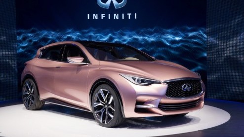 Infiniti Q30 Concept laat zich voortijdig zijn. Officile onthulling op IAA Frankfurt 2013.