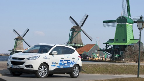 Hyundai ix35 FCEV is de eerste brandtofcelauto die in ons land leverbaar is.